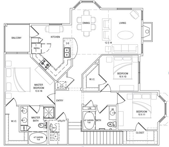 Mariposa Gardens Apartments monarch